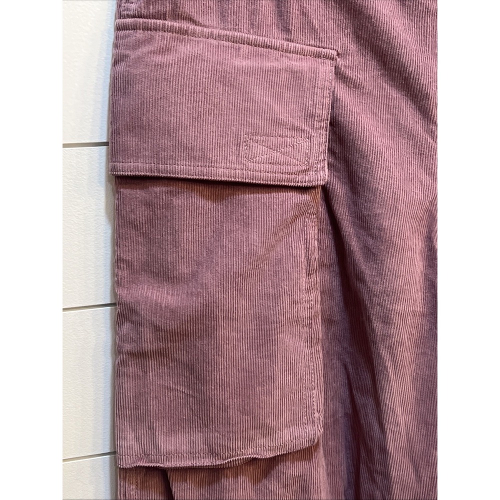 BDG Urban Outfitters Jeans Women 32 (34)Baggy High Rise Corduroy Light Plum Flaw - Picture 2 of 12